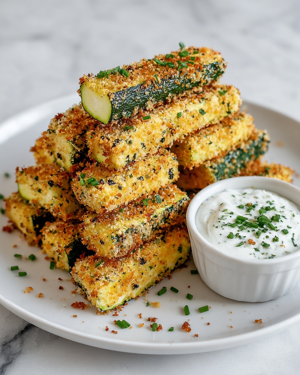 Vegan Zucchini Sticks Recipe - Recipe Image