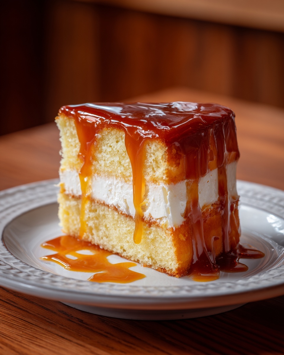 Creamy Caramel Cake Recipe - Recipe Image