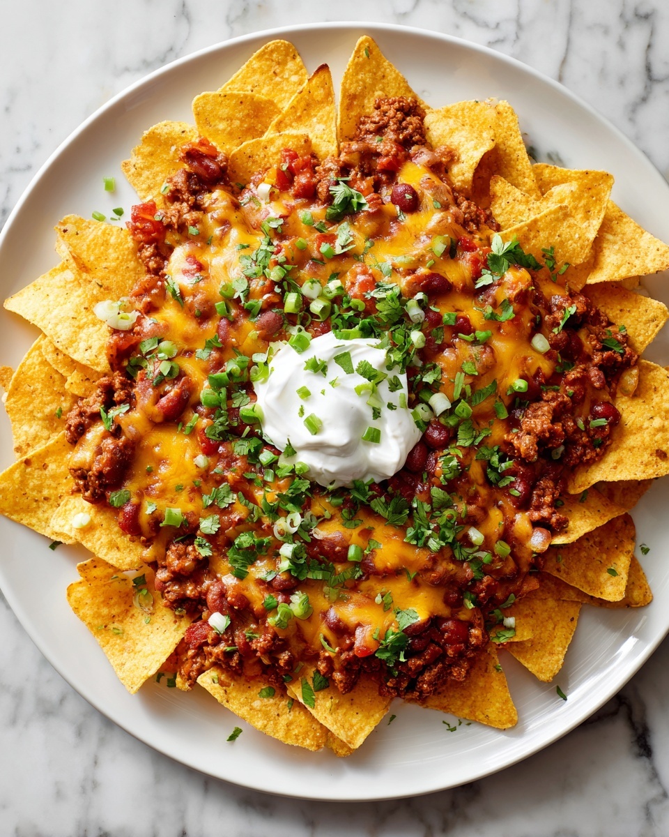 Chili Cheese Nachos Recipe - Recipe Image