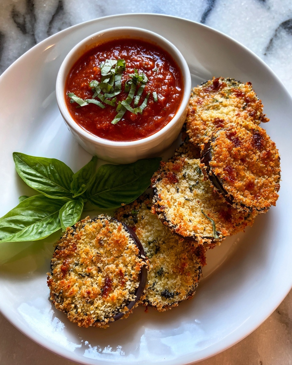 Crispy Breaded Eggplant Recipe - Recipe Image