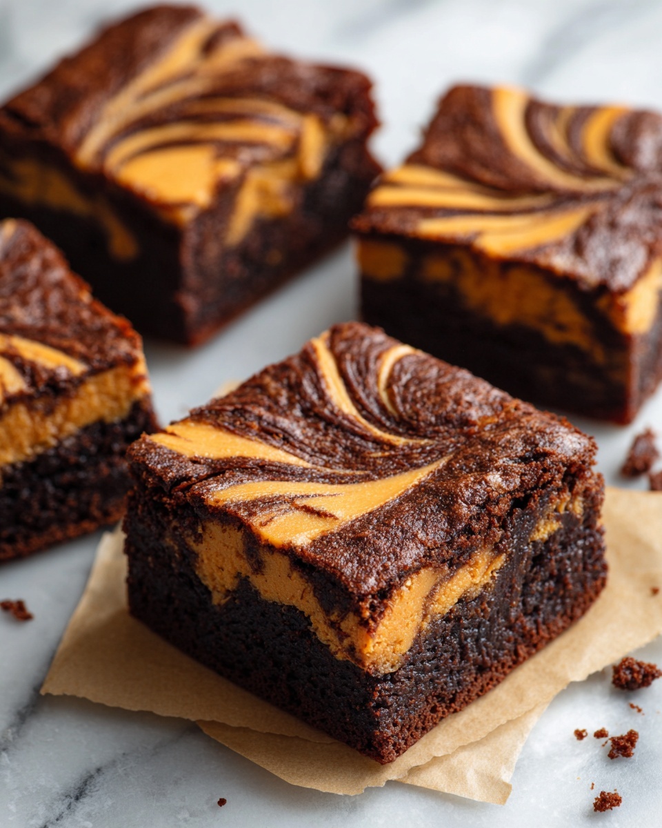 Peanut Butter Brownies Recipe - Recipe Image
