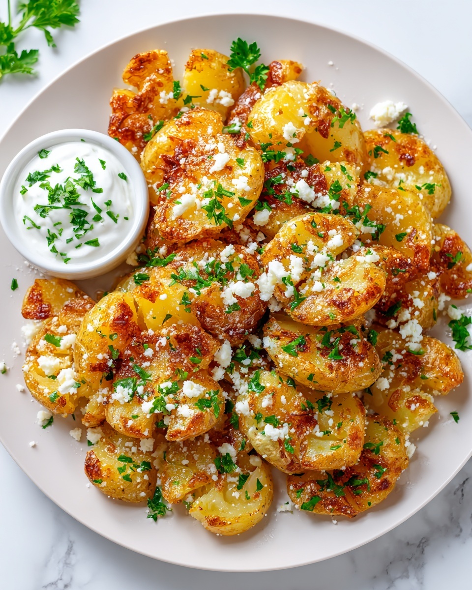 Crispy Smashed Potatoes Recipe - Recipe Image