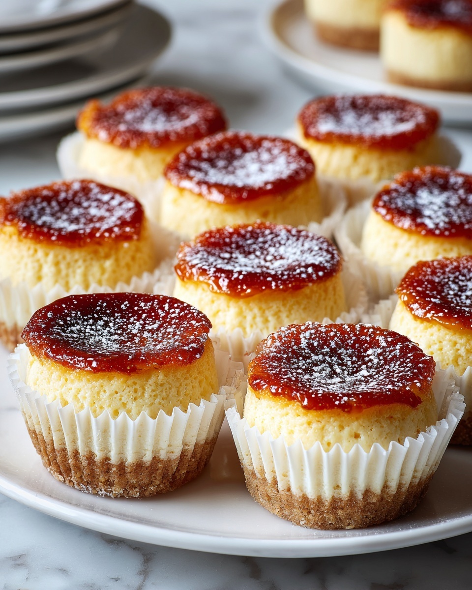 Mini Crème Brûlée Cheesecakes Recipe - Recipe Image