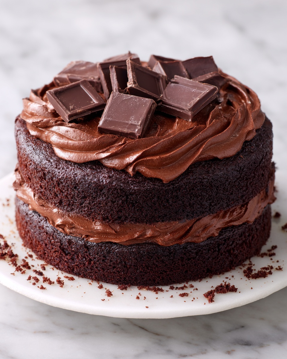 Small Chocolate Cake Recipe - Recipe Image