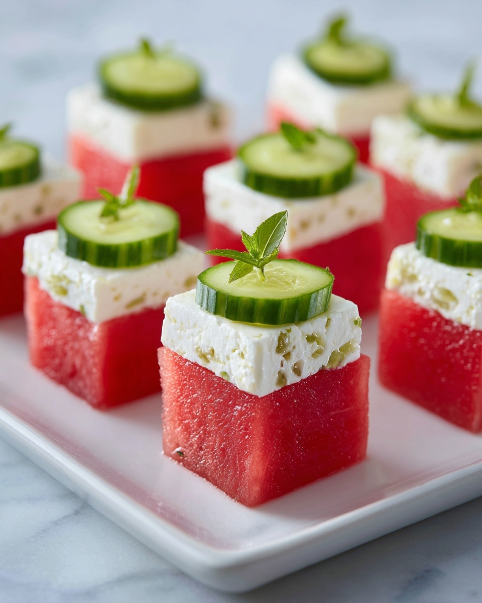 Summer Watermelon Goat Cheese Recipe - Recipe Image
