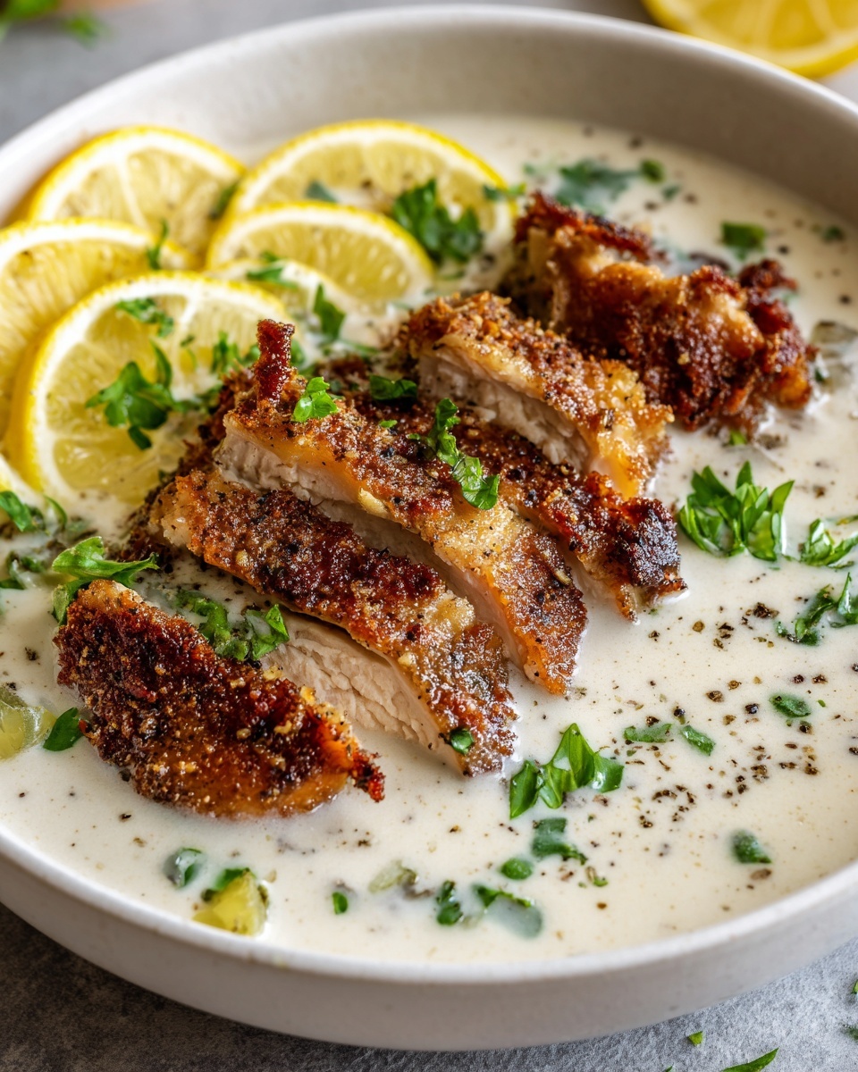 Creamy Lemon Parmesan Chicken Recipe - Recipe Image
