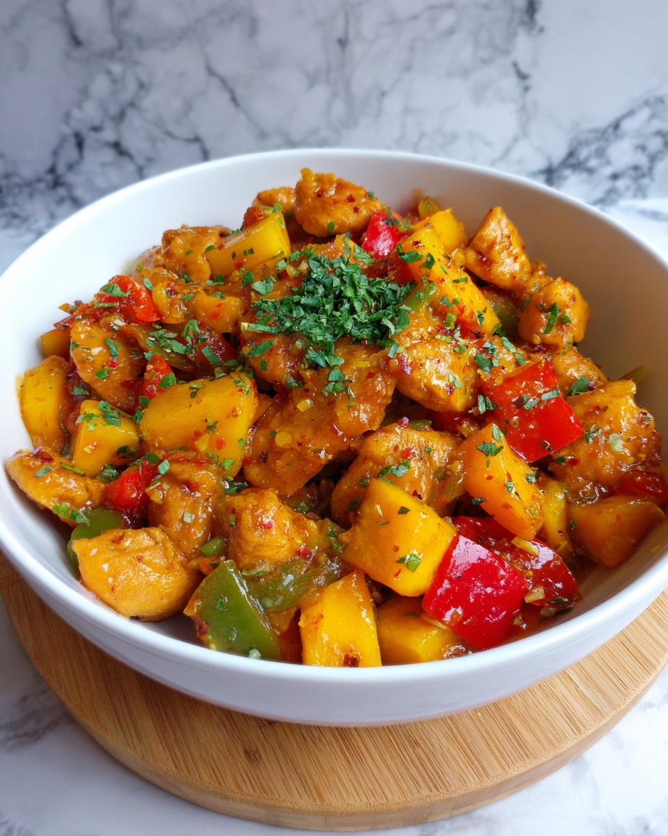 Mango Chicken Stir Fry Recipe - Recipe Image