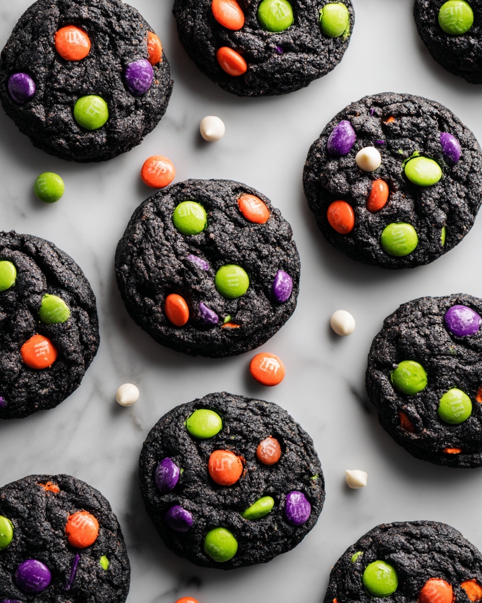 Dark Chocolate Halloween Cookies Recipe - Recipe Image