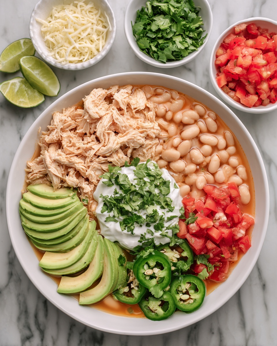 Creamy Cajun White Chicken Chili Recipe - Recipe Image