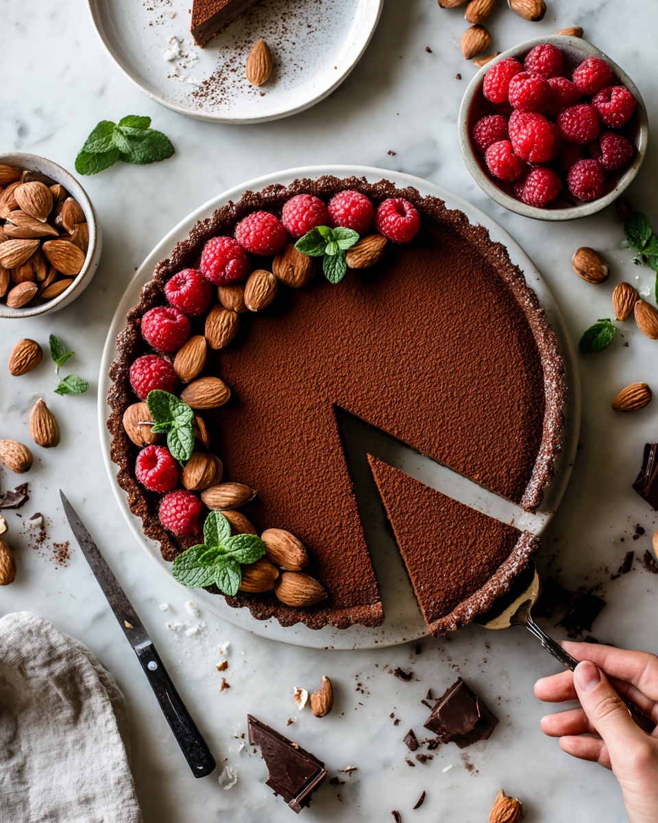 Almond Chocolate Cheesecake Bliss Recipe - Recipe Image