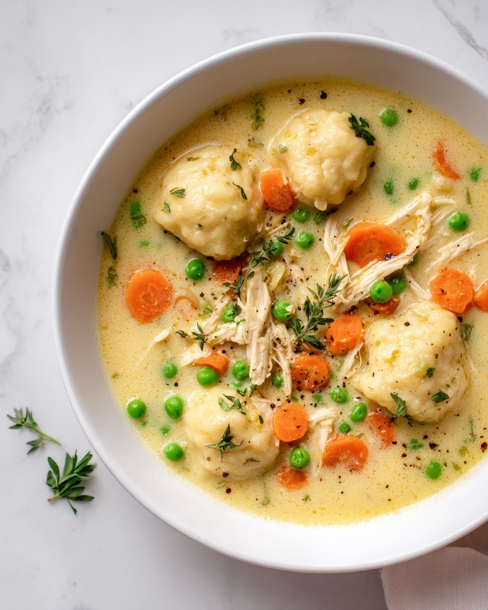 Healthy Chicken Pot Pie Soup Recipe - Recipe Image