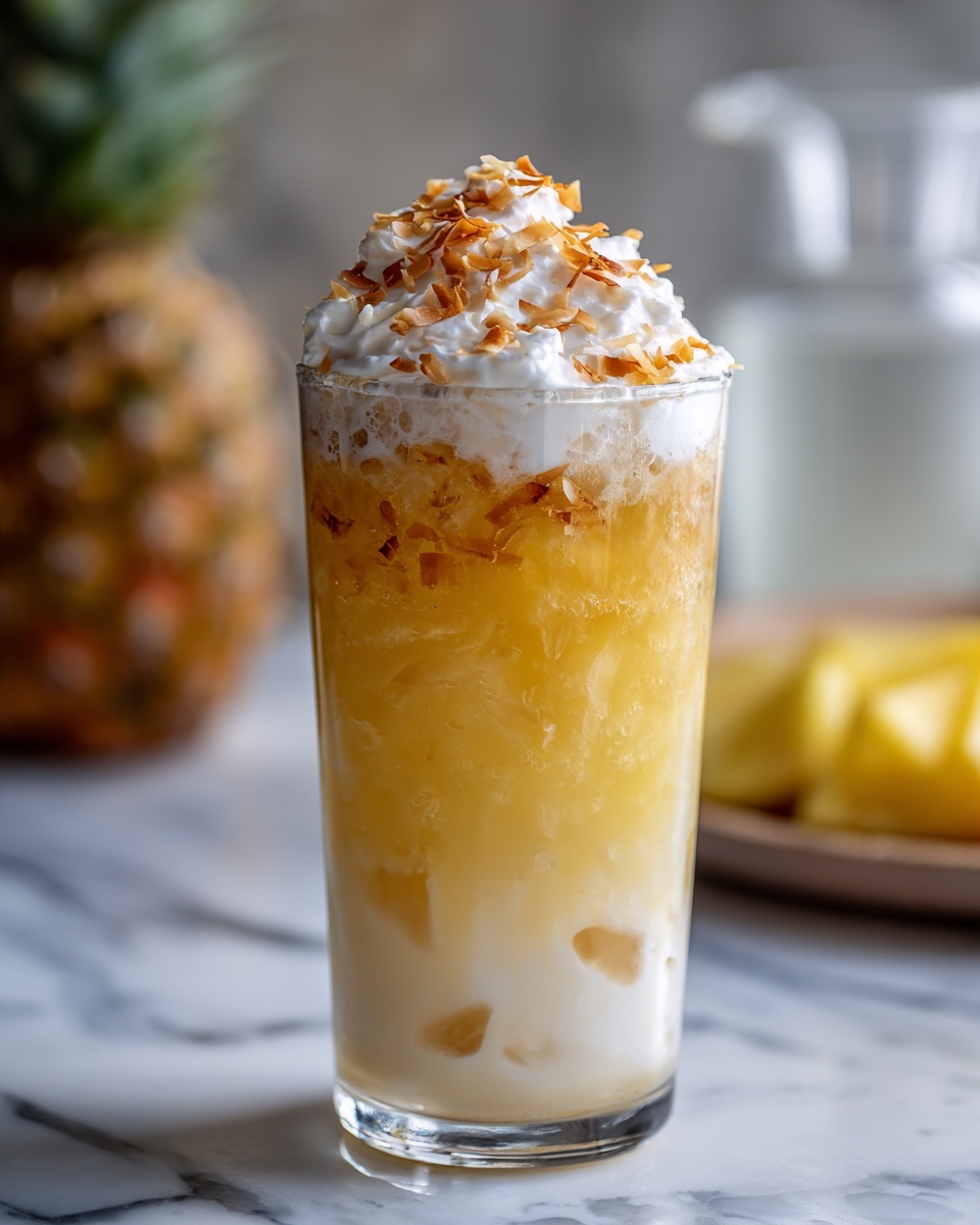 Refreshing Homemade Pineapple Italian Soda Recipe - Recipe Image