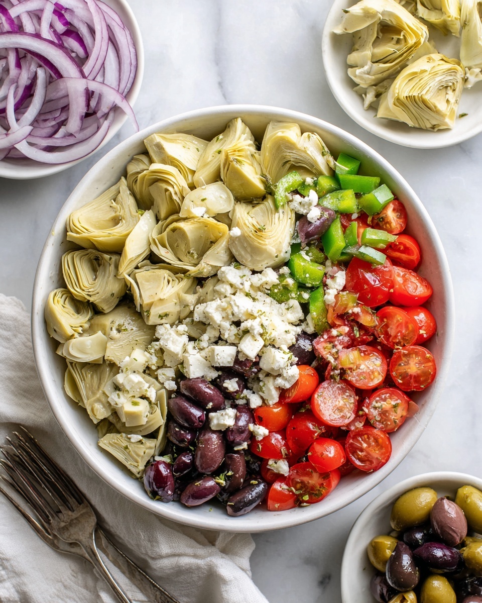 Mediterranean Artichoke Salad Recipe - Recipe Image