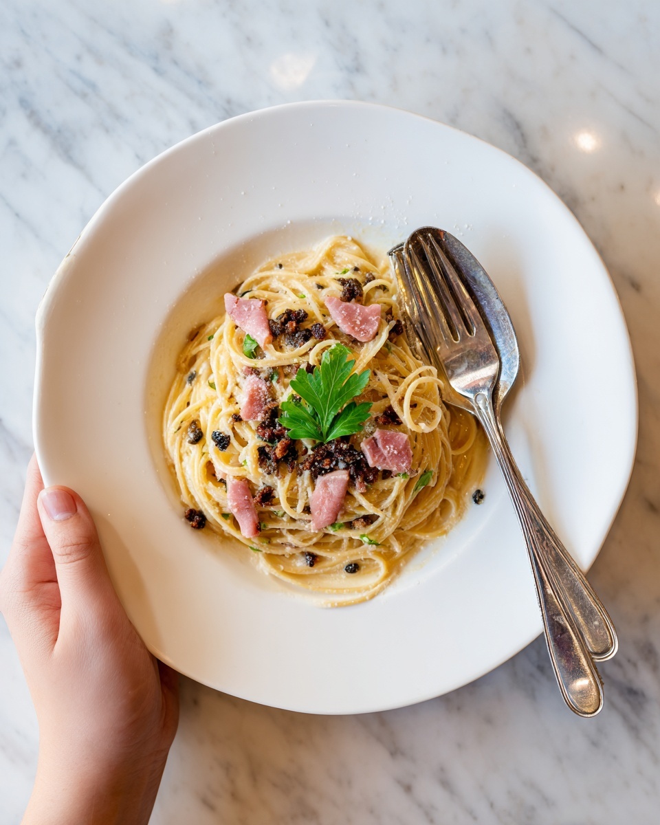 Classic Spaghetti Carbonara Recipe - Recipe Image