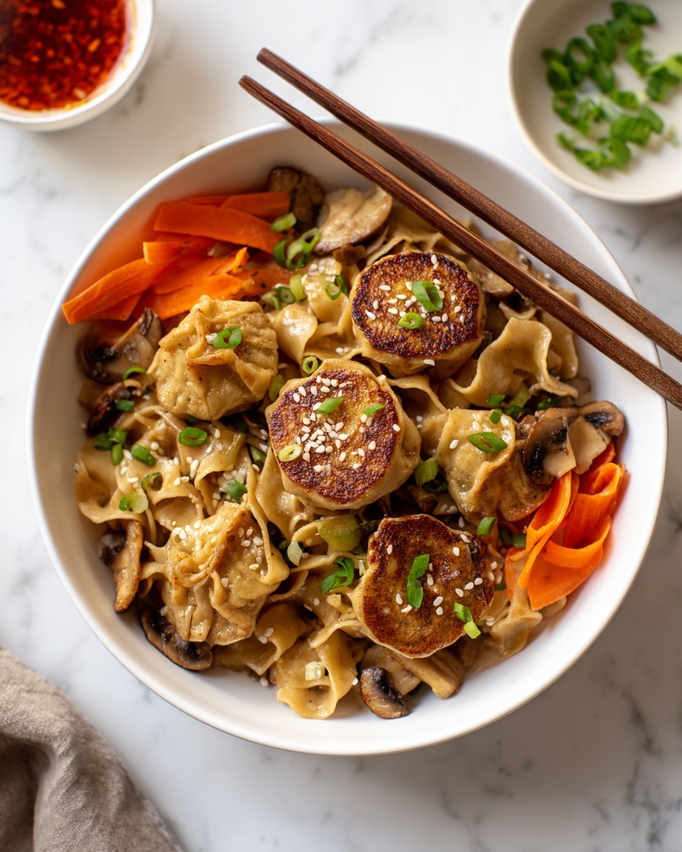 Potsticker Noodle Bowls Recipe - Recipe Image
