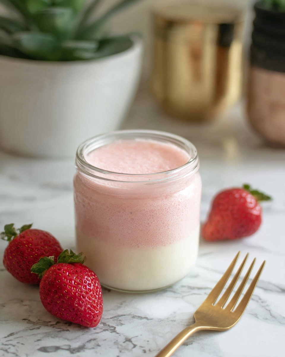 Homemade Strawberry Shortcake Coffee Creamer Recipe - Recipe Image