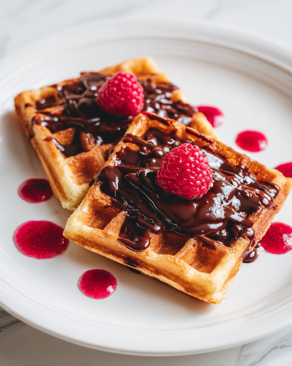 Chocolate Fudge Pop Tarts with Raspberry Glaze Recipe - Recipe Image