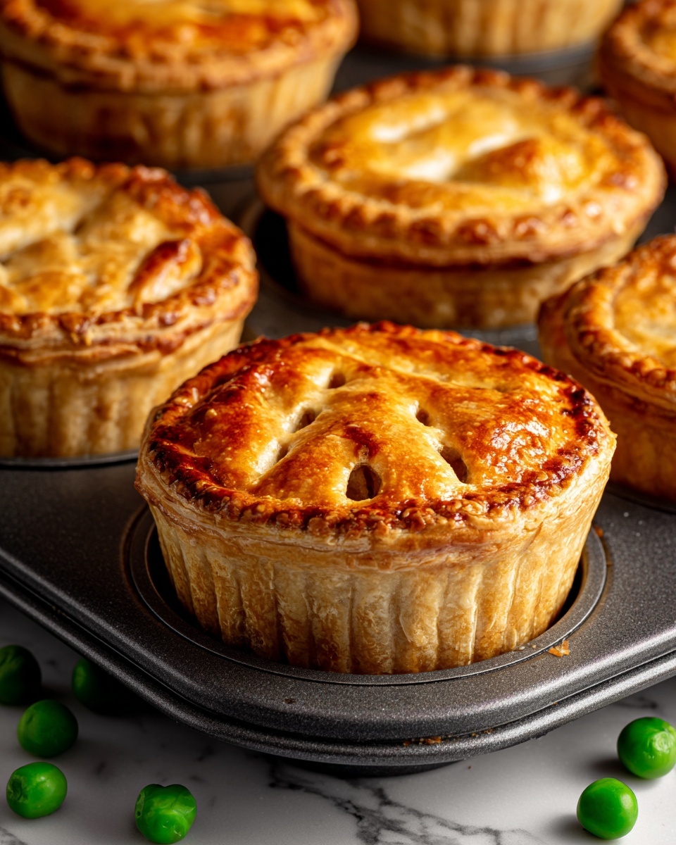 Muffin Tin Chicken Pot Pies Recipe - Recipe Image