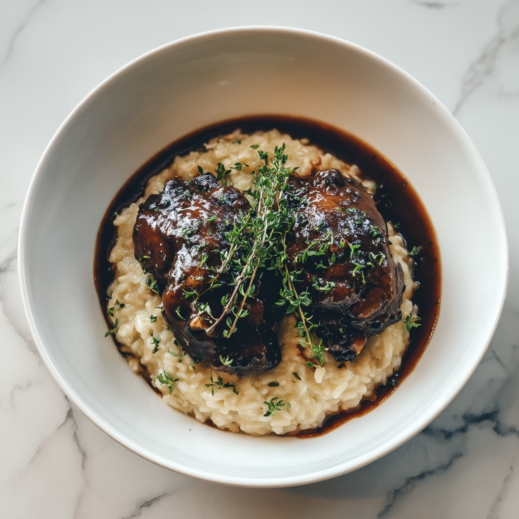Braised Lamb Shanks in Red Wine with Root Vegetables Recipe - Recipe Image