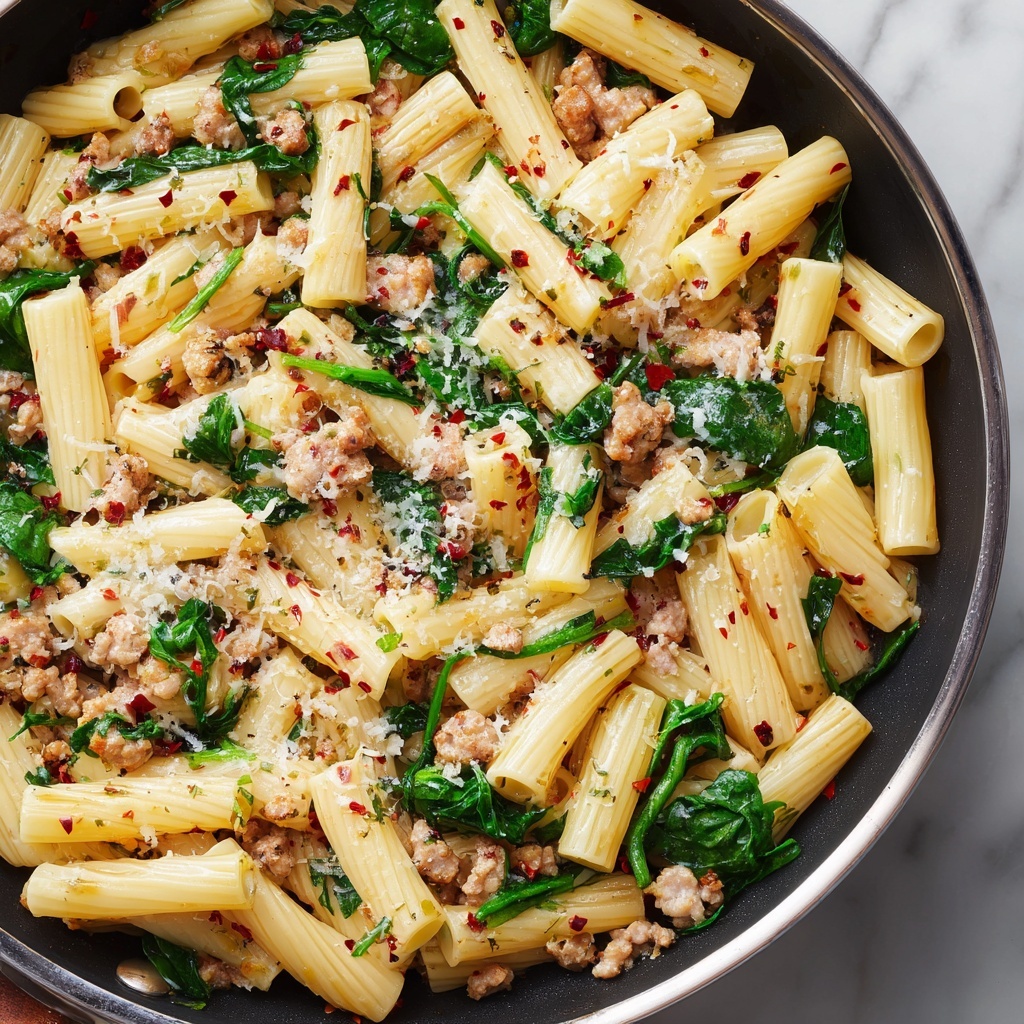 Creamy Italian Sausage Pasta Recipe - Recipe Image