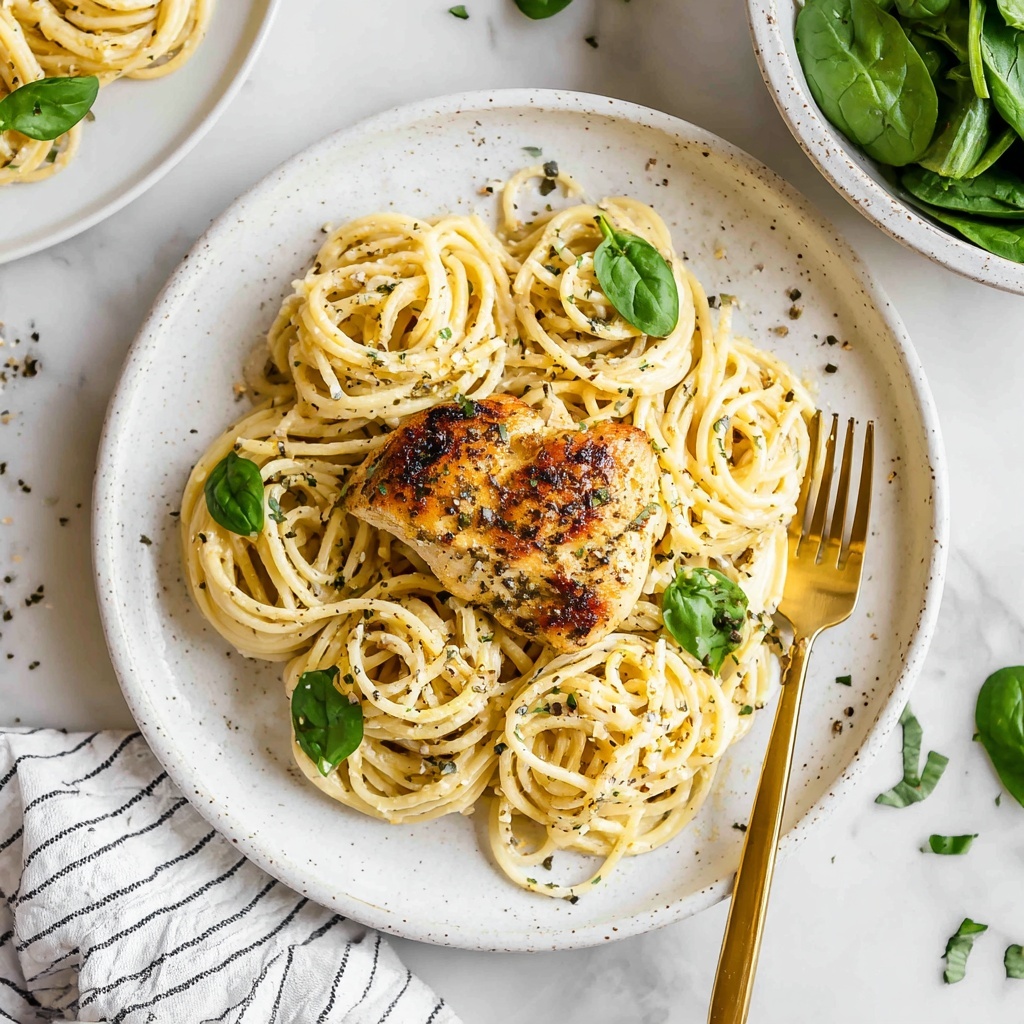 Crockpot Angel Chicken with Creamy Sauce and Pasta Recipe - Recipe Image