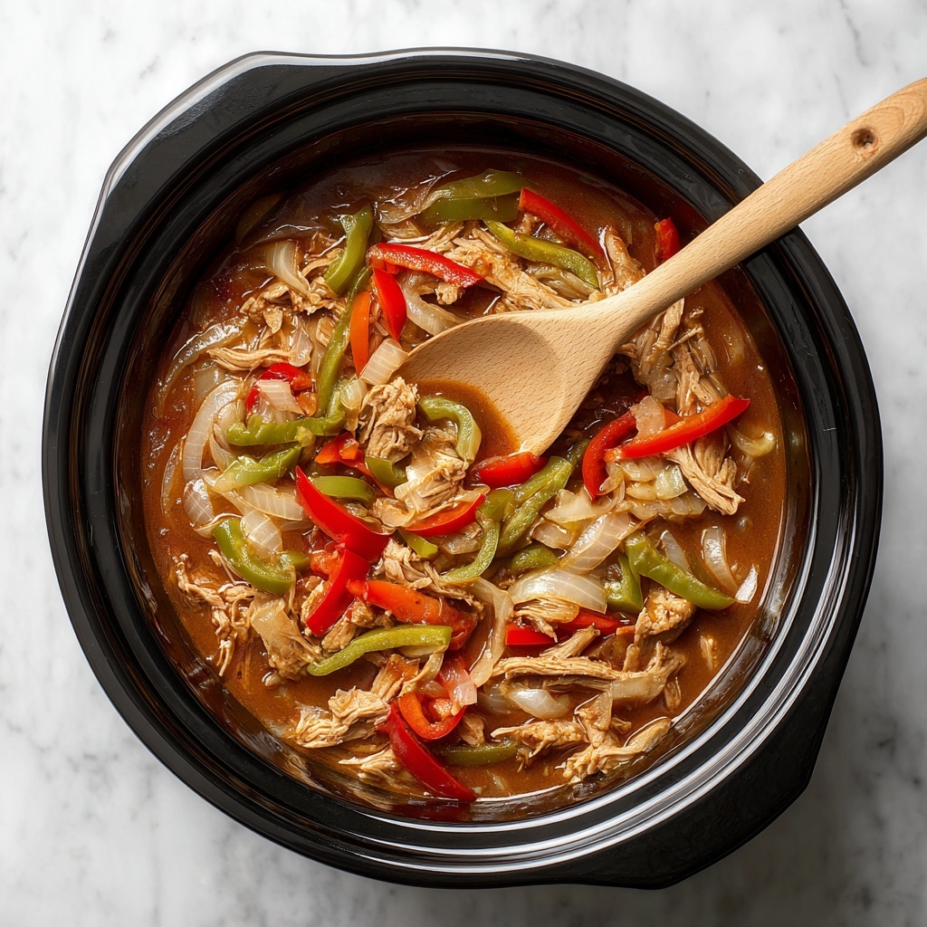 Slow Cooker Pepper Steak Recipe - Recipe Image