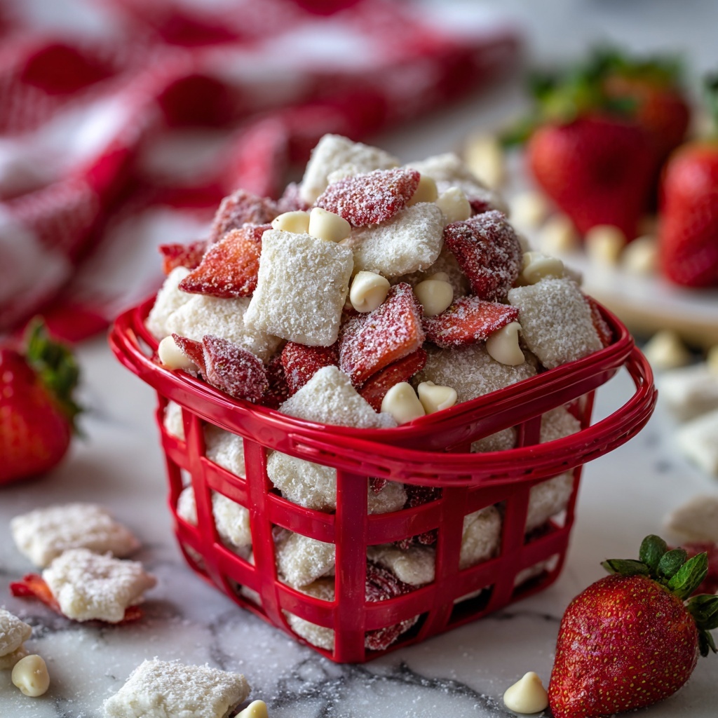 Strawberry Shortcake Puppy Chow Recipe - Recipe Image