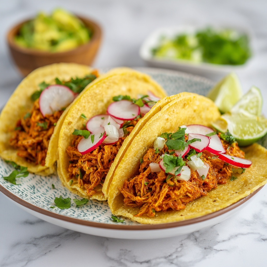 The Best Chicken Tinga Tacos Recipe - Recipe Image