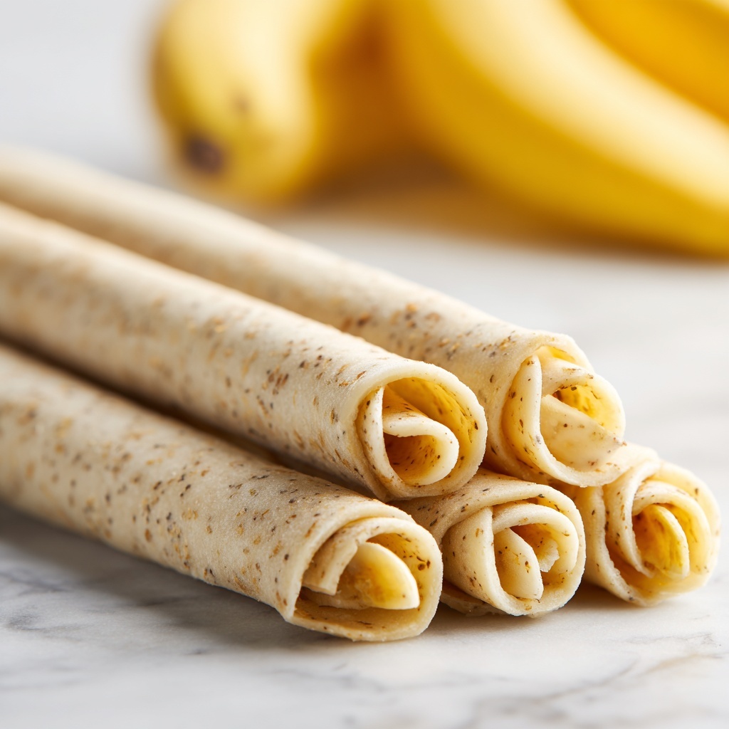 Homemade Banana and Peanut Butter Chew Sticks for Dogs Recipe - Recipe Image