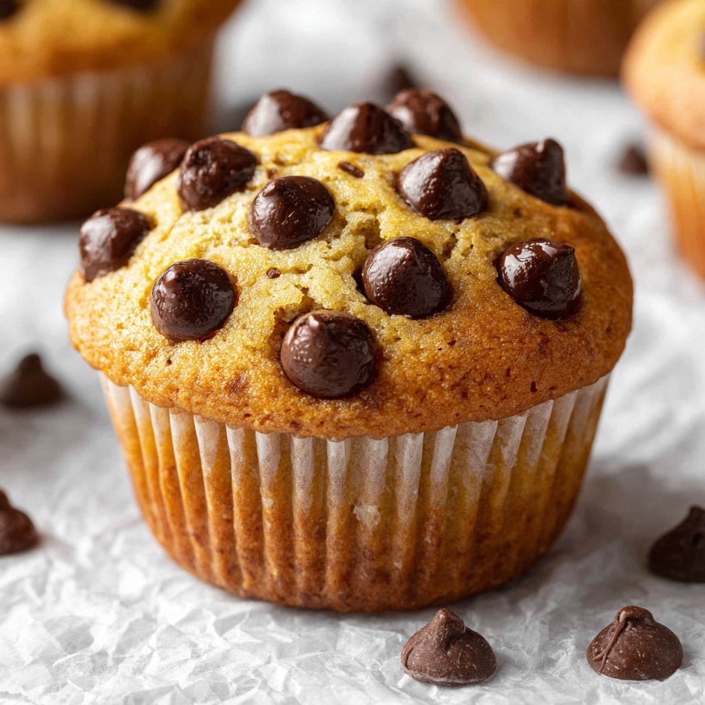 Bakery-Style Chocolate Chip Muffins Recipe - Recipe Image