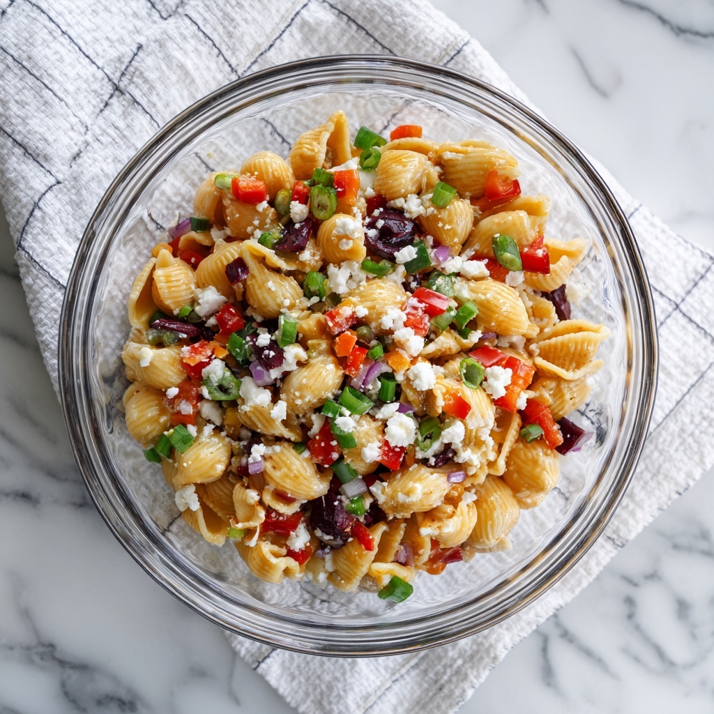 Greek Tortellini Pasta Salad Recipe - Recipe Image