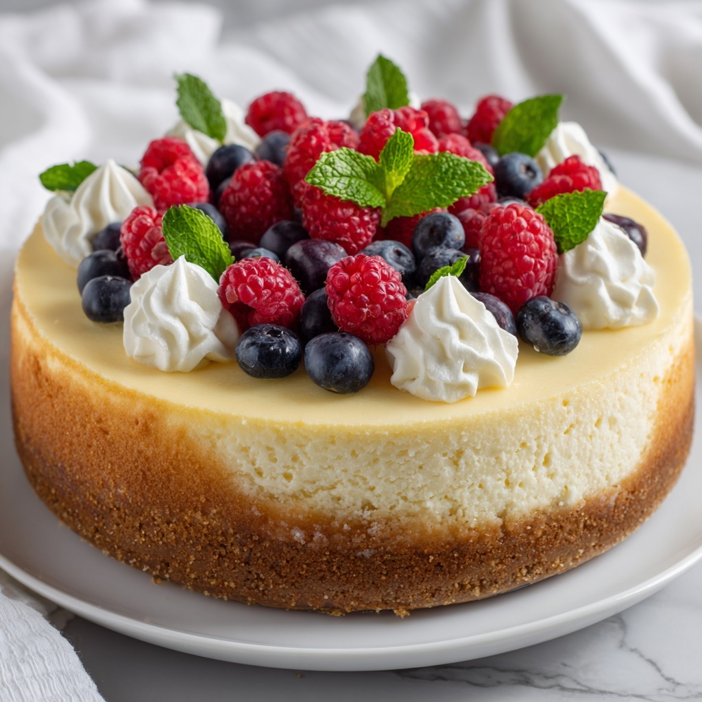 Best Easy Cheesecake Recipe - Recipe Image