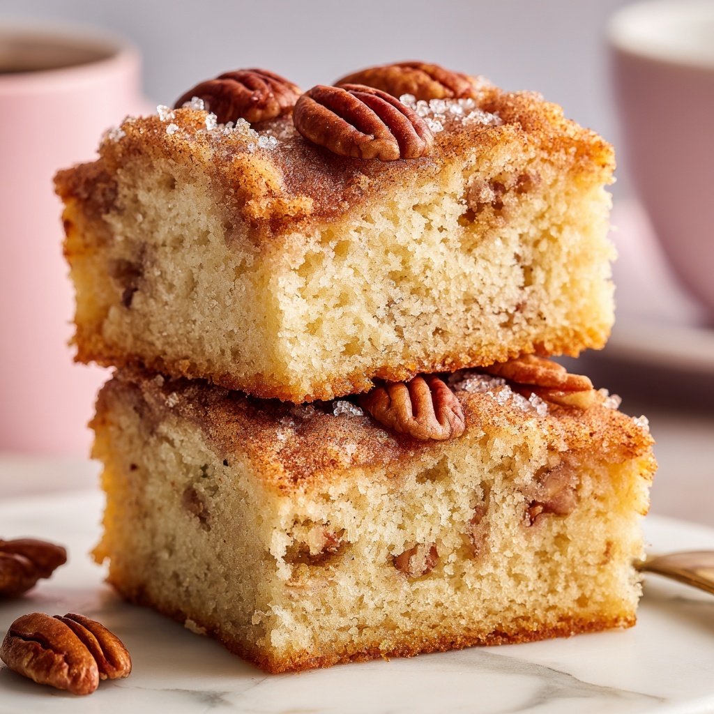Rhubarb Streusel Coffee Cake Recipe - Recipe Image