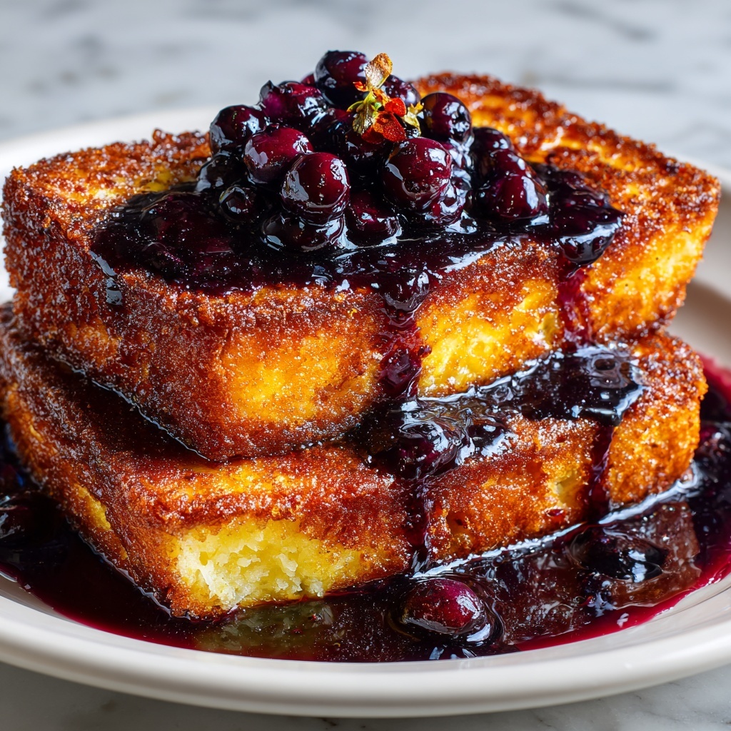 Blueberry Stuffed French Toast: A Delicious Breakfast Delight Recipe - Recipe Image