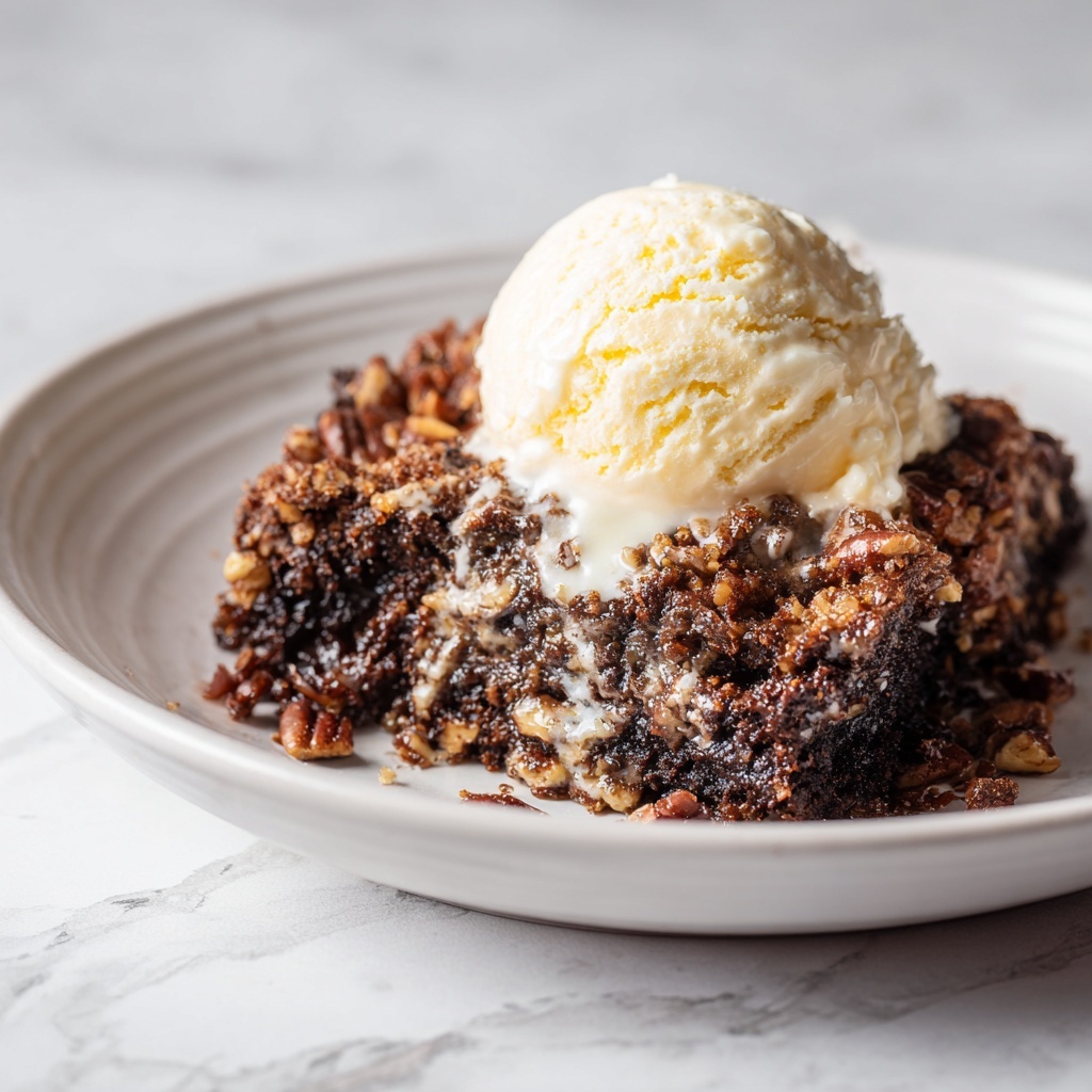 Chocolate Pecan Cobbler Recipe - Recipe Image