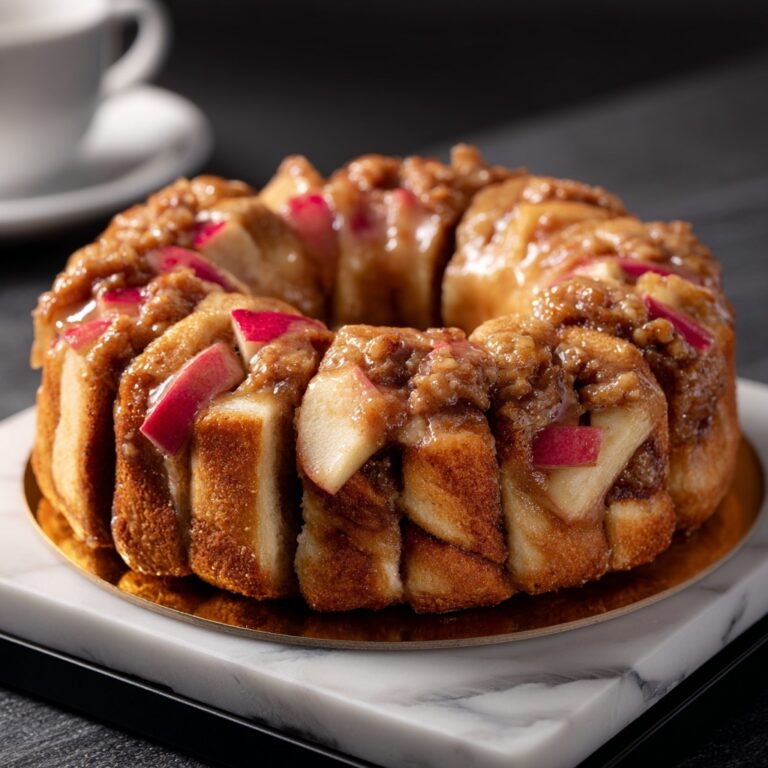 Rhubarb Cream Cheese Monkey Bread Recipe