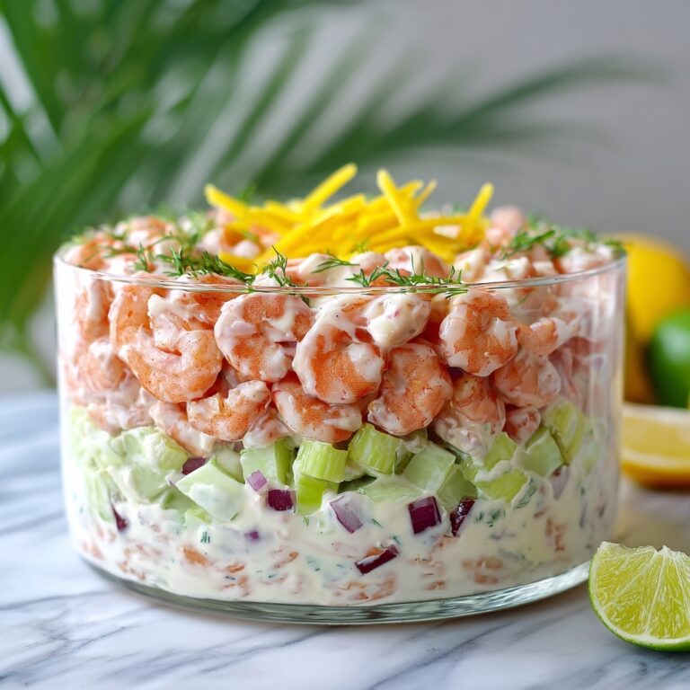 Lemon-Dill Shrimp Salad with Fresh Vegetables Recipe