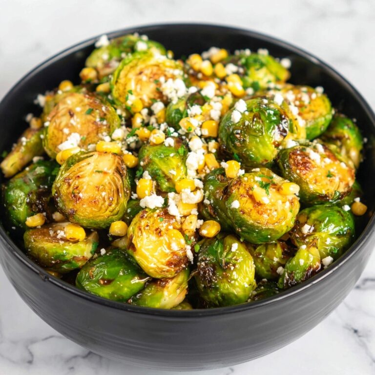 Mexican Street Corn Brussels Sprouts: A Flavorful Twist on a Classic Dish Recipe