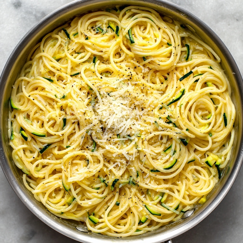 Creamy Courgette Pasta Recipe - Recipe Image