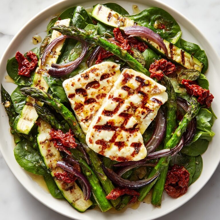 Grilled Vegetable and Halloumi Stack Recipe