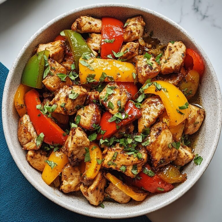Jalapeño Chicken with Bell Peppers Recipe