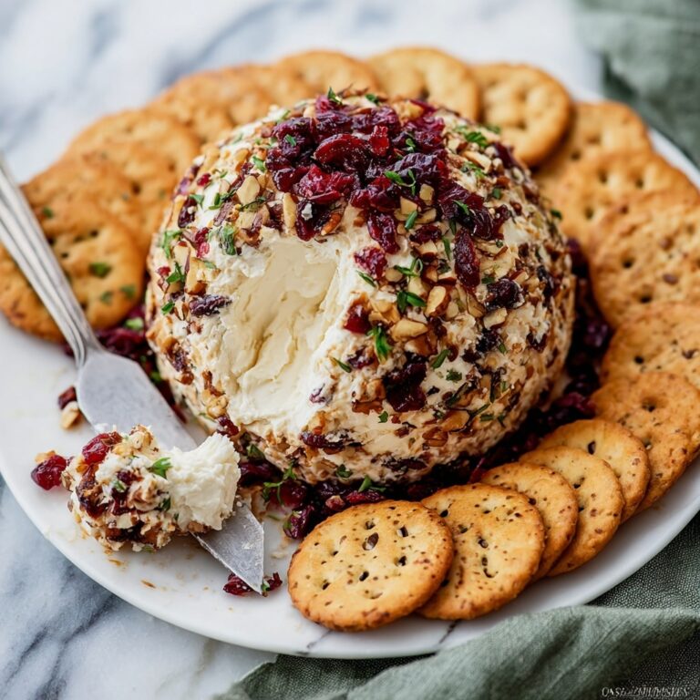 Cranberry Pecan Cream Cheese Ball Recipe