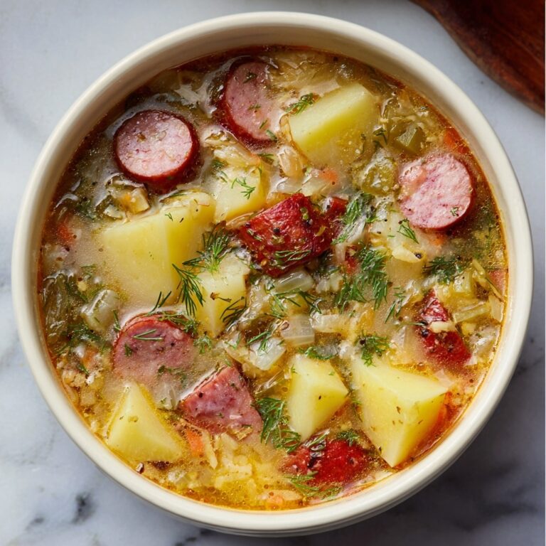 Kielbasa and Sauerkraut Soup Recipe