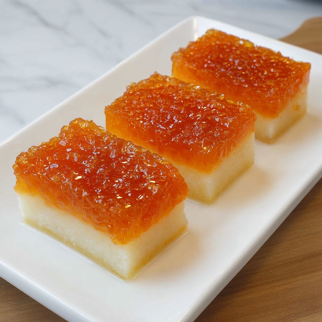 No-Bake Cassava Cake Recipe - Recipe Image