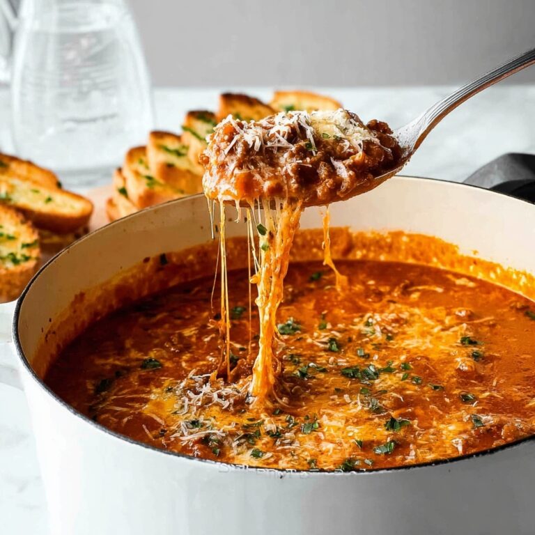 One Pot Lasagna Soup Recipe
