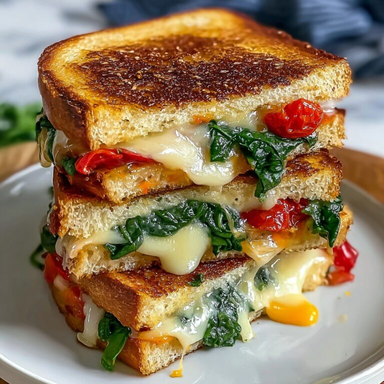 Mediterranean Spinach Grilled Cheese Recipe