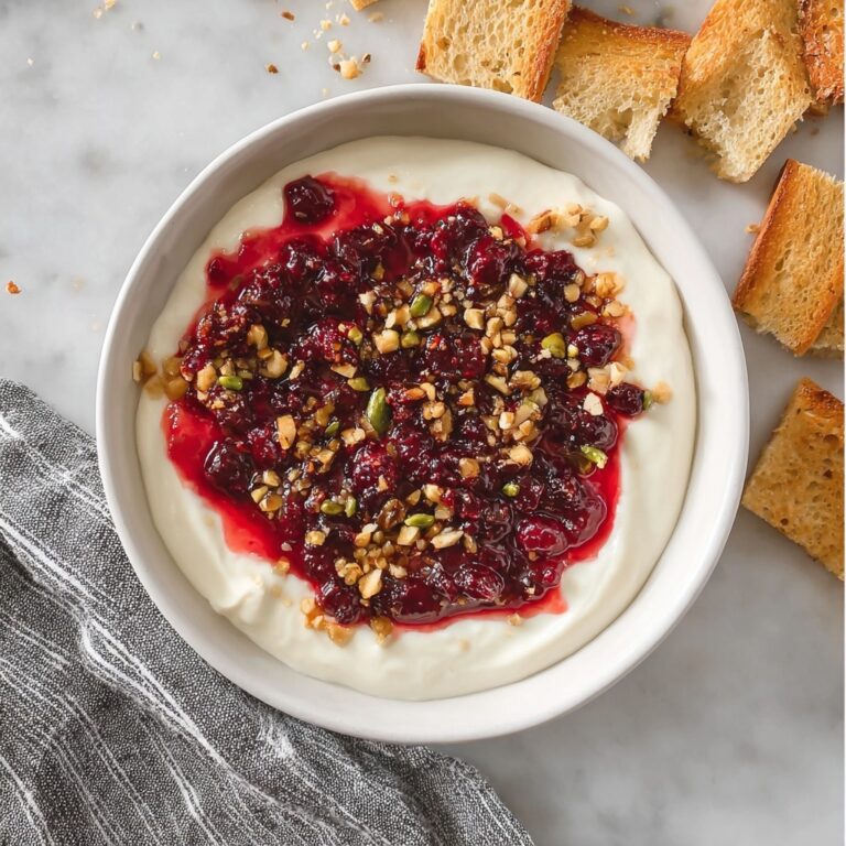 Whipped Feta Dip with Honey, Pistachios, and Cranberries Recipe