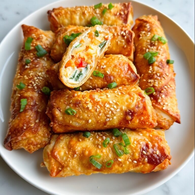 Mini Jalapeño Popper Egg Rolls Recipe
