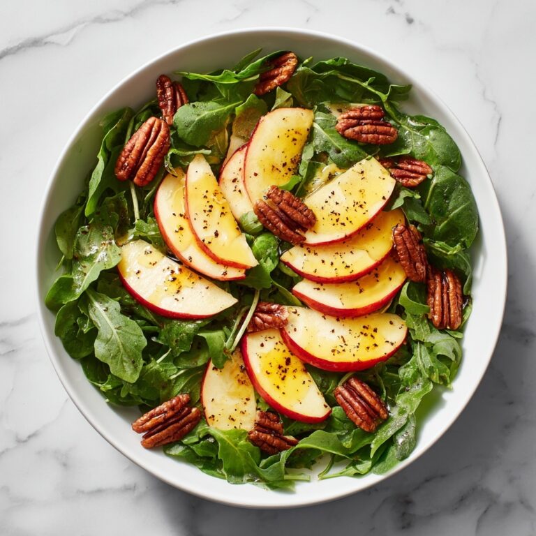 Apple Arugula Salad with Honey Balsamic Dressing Recipe