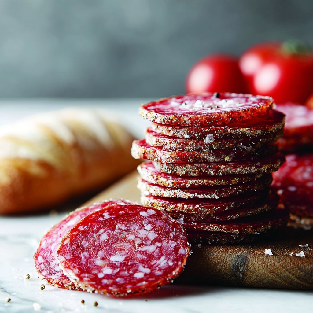 Homemade Spicy Pepperoni Recipe - Recipe Image